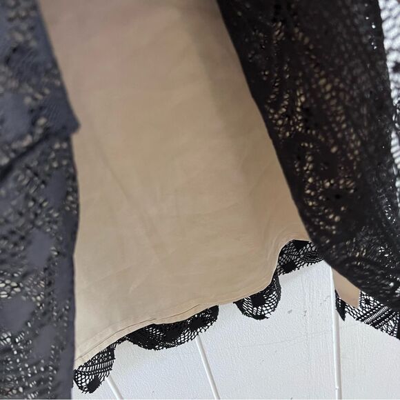 Free People  Talk that Talk Peter Pan Collar Fit and Flare Lace Dress - Picture 14 of 16